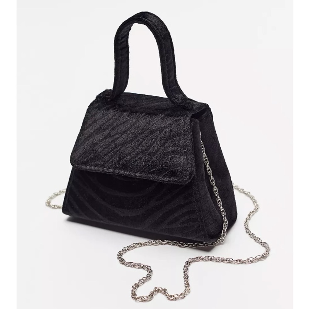 Super- Mini Trapezoid Bag (Black)
